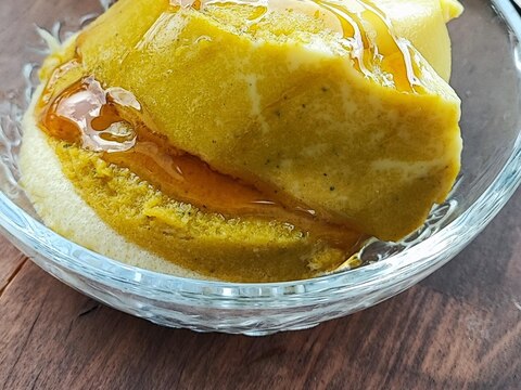 かぼちゃの甘煮で作るかぼちゃプリン風